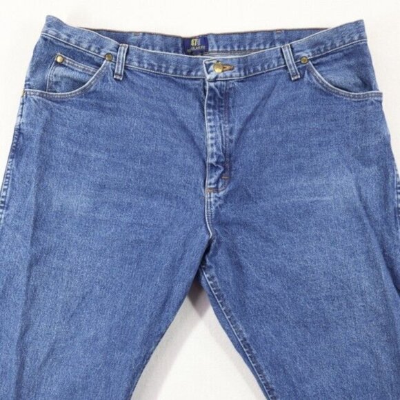 Wrangler Jeans Mens 42x32 Blue Western Cowboy Cut 47MWZ Regular Fit - Picture 2 of 7